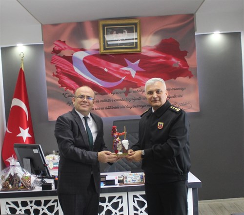 Balıkesir İl Jandarma Komutanı Jandarma Kıdemli Albay Ali YILDIZ'ın Ziyareti